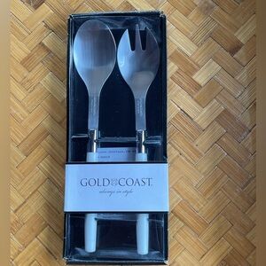 Salad serving set new in box, new/old stock